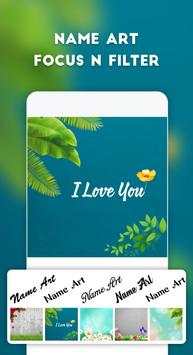 Name Art Photo Editor - Focus n Filters screenshot 3