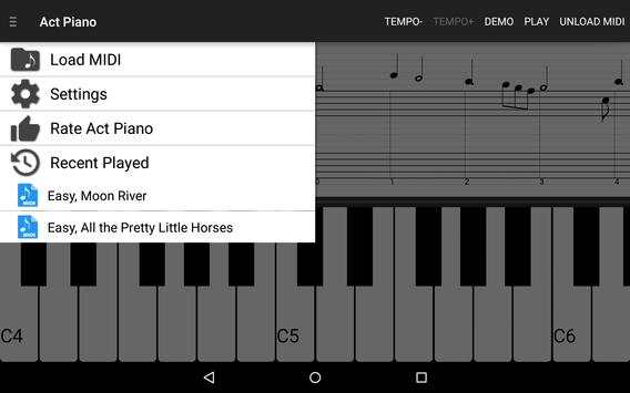 Act Piano screenshot 1