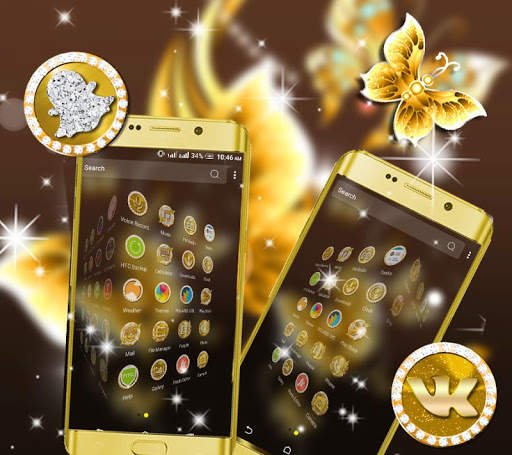Golden ButterFly Theme screenshot 4