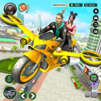 Flying Bike Driving Simulator on 9Apps