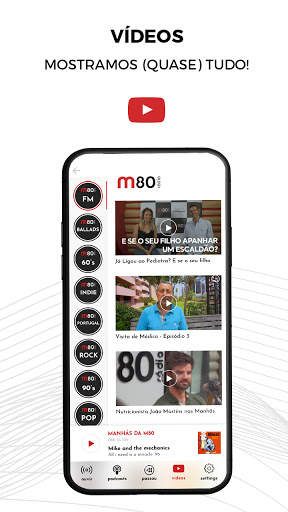 M80 Portugal's Radio screenshot 5