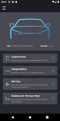 Carista OBD2 screenshot 1