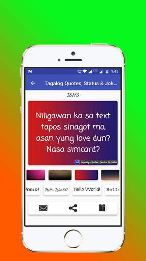 Tagalog, Hugot, Pinoy & Bisaya Love Quotes Editor screenshot 13