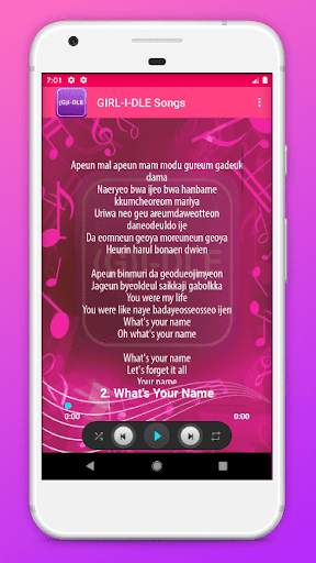 (G)I-DLE Songs KPop Lyric screenshot 2
