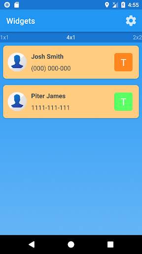 Contact Widget screenshot 5