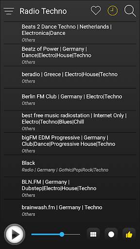 Techno Radio Stations Online - Techno FM AM Music 4 تصوير الشاشة