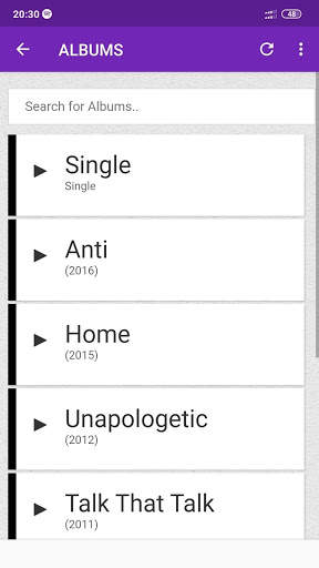 Rihanna Lyrics screenshot 5