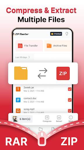 AZIP Lite: ZIP / RAR, Unzip screenshot 1