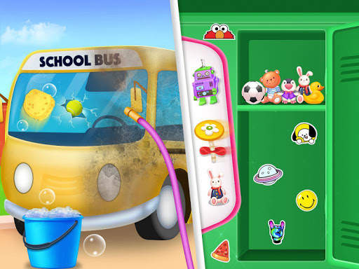 Messy School Cleaning - Bus classroom cleanup screenshot 1