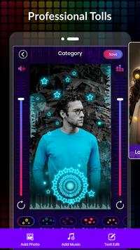 Particle Video Status Maker - Wave Music Effect screenshot 7