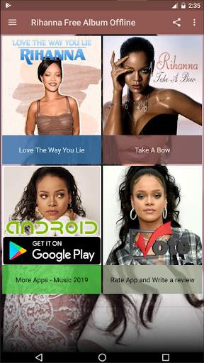 Rihanna Free Album Offline screenshot 1