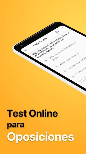 OpositaTest - Test de Oposiciones Online screenshot 1