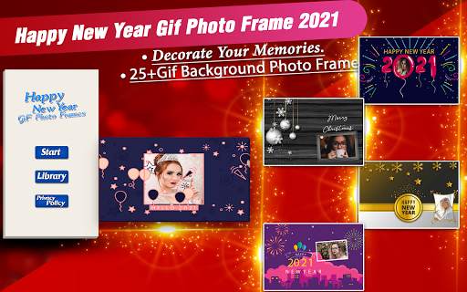 Happy New Year 2021 GIF Photo Frames screenshot 8