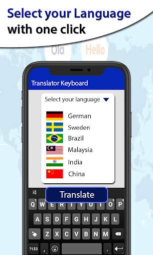 All languages chat translator keyboard स्क्रीनशॉट 1
