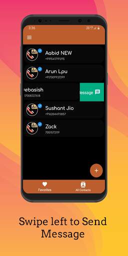 Swipe Dial - Swipe dialer app screenshot 4
