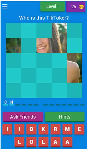 Guess The TikToker Quiz screenshot 1