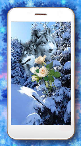 Rose and Wolf Live Wallpaper screenshot 7