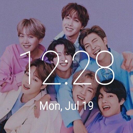 B.t.s Clock Widget icon
