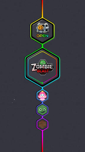 Puzzle Hexa Blast : Princess and Zombies screenshot 10
