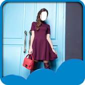 Girl Short Dress Photo Montage 1.7