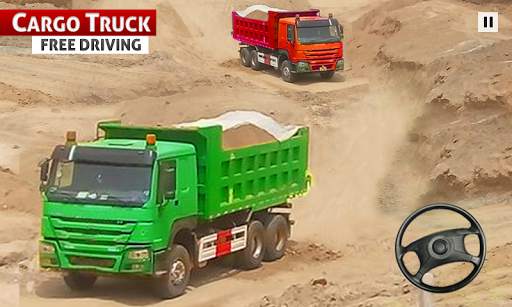 Offroad Cargo Truck Driving Simulator Hill Trucker screenshot 2