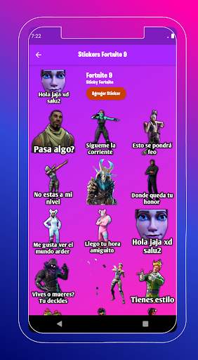 🎮Stickers de Fortnite Battle Royale para Whatsapp screenshot 11