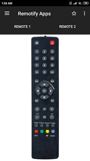 Remote Control For ROWA TV screenshot 1