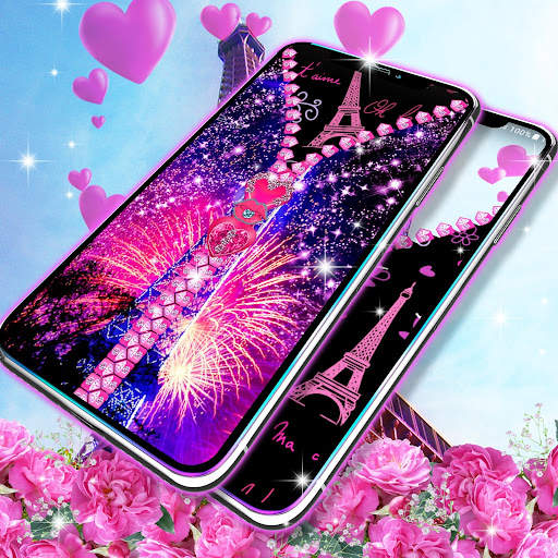Paris zipper lock screen screenshot 7