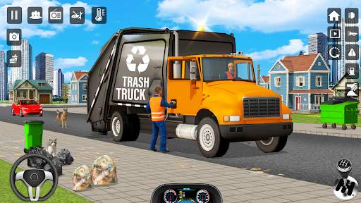 Trash Truck Games Simulator 3D screenshot 5