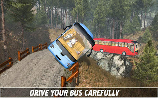 Tourist Bus Off Road Drive Sim screenshot 5