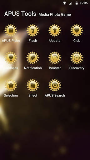 flamingos-APUS Launcher theme screenshot 3