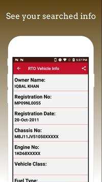 RTO Vehicle Info screenshot 4