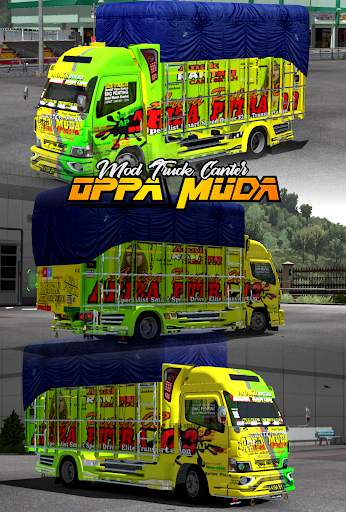 Mod Truck Canter Oppa Muda Terpal Segitiga screenshot 1