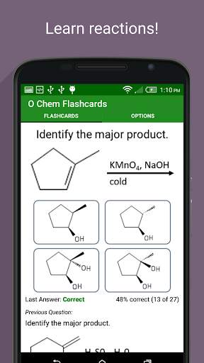 Organic Chemistry Flashcards screenshot 1