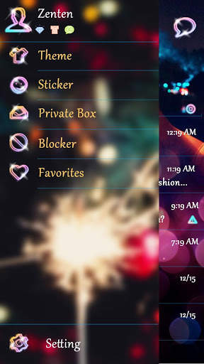 FIREWORK SMS THEME скриншот 5