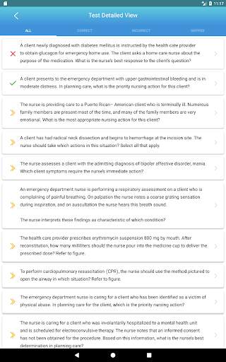 Saunders NCLEX RN Exam скриншот 23