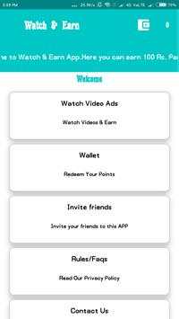 Watch And Earn स्क्रीनशॉट 2