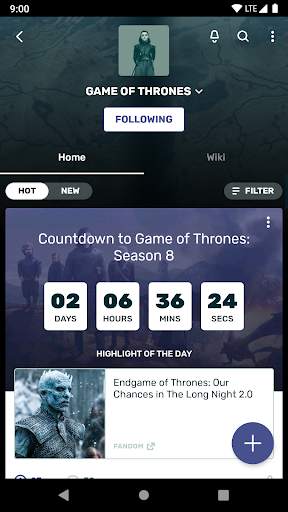 Fandom screenshot 2