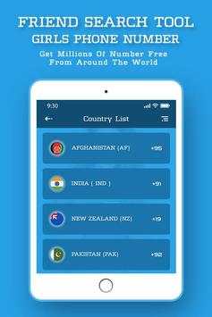 Friend Search Tool - Girls Phone number screenshot 7