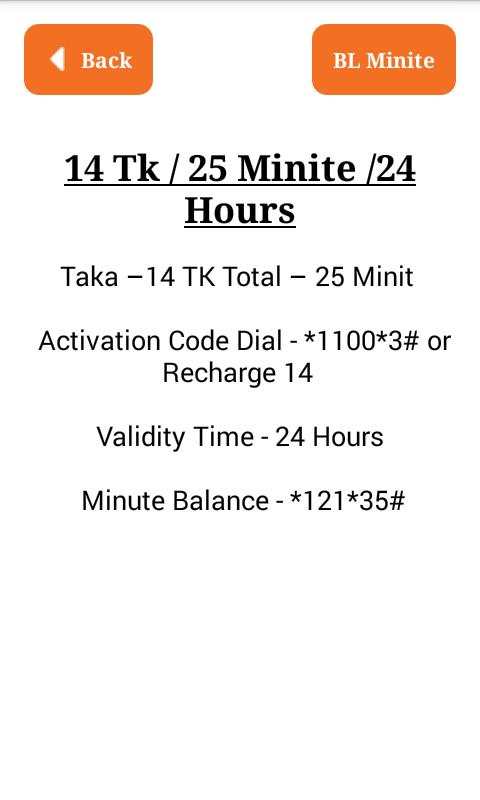 Minite offer banglalink-বাংলালিংক মিনিট প্যাক screenshot 5