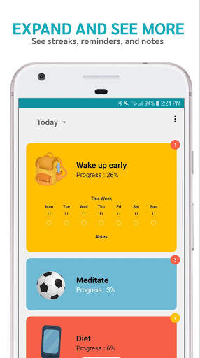 Daily Habit Tracker – Add To Do List & Set Goals screenshot 4