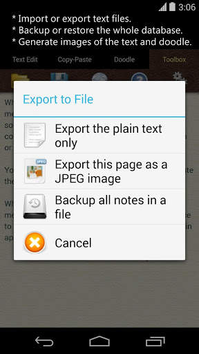 Just Notepad for Android screenshot 5