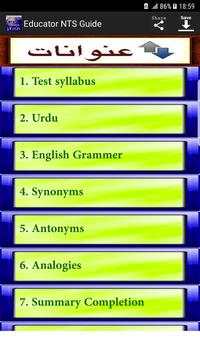 NTS Educator Test 2019 Preparation screenshot 5