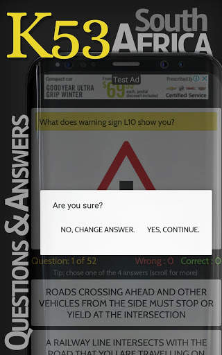 K53 learner's licence practice test and questions screenshot 3
