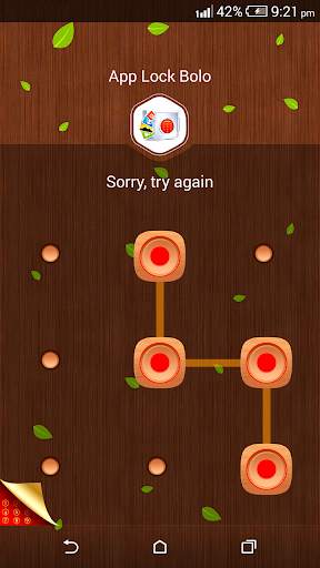 App Lock Bolo : Theme Wooden 6 تصوير الشاشة