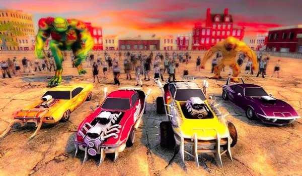 Zombies Highway Clash : Road Kill Racing 2018 screenshot 4