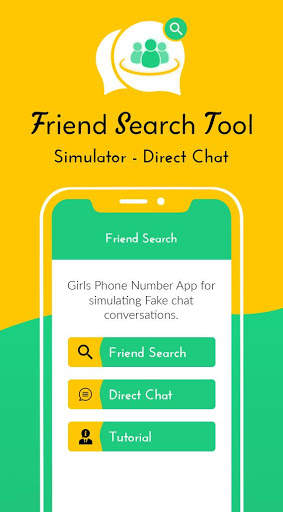 Friend Search Tool Simulator Direct Chat screenshot 1