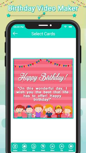 Birthday Party Photo Video Maker screenshot 10
