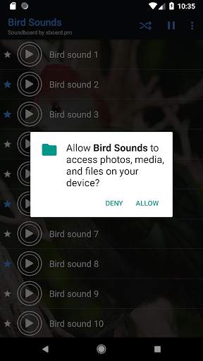 Bird sounds ~ Sboard.pro screenshot 2