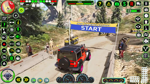 Offroad Jeep Driving Sim 3D screenshot 7